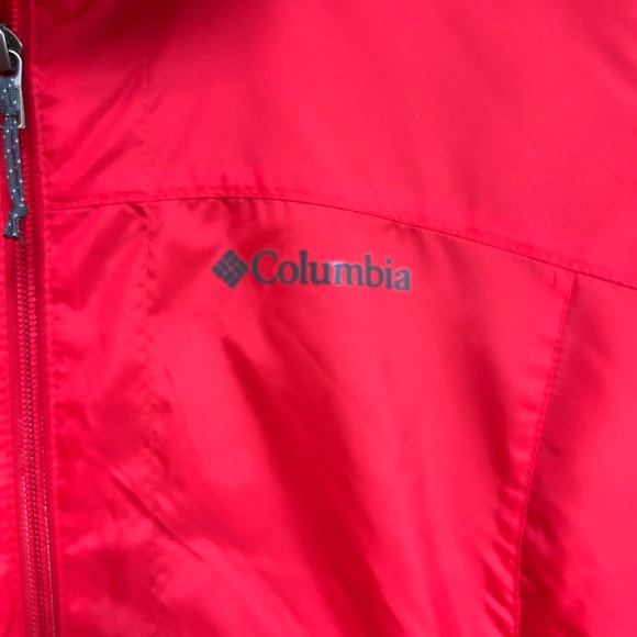 NWOT Columbia fleece lined rain coat. Medium. - Picture 3 of 6